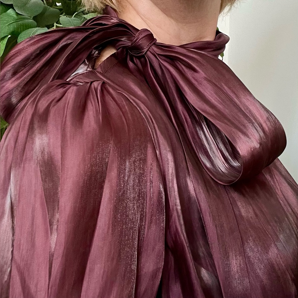 Elegant Blouse in Purple - Picture 1 of 8
